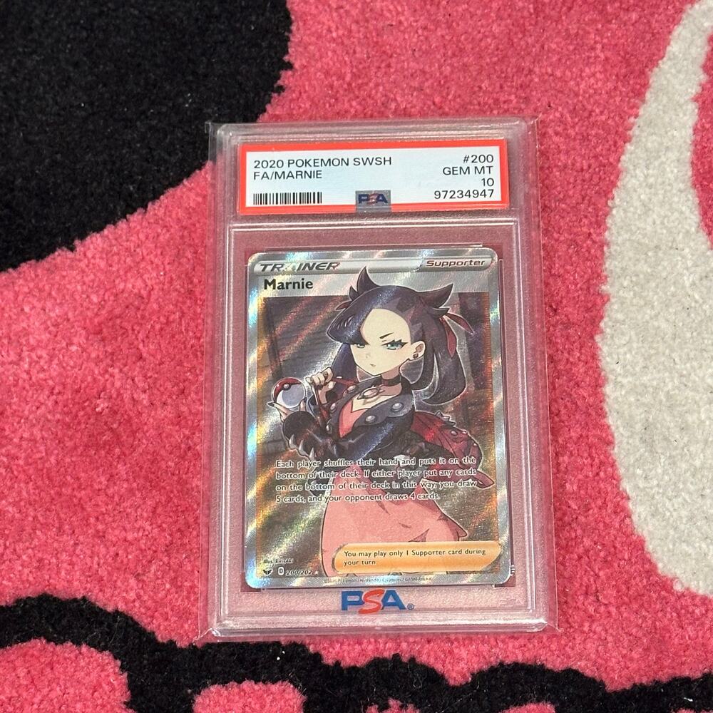 Marnie #200 – Pokémon TCG Sword & Shield – PSA 10